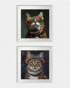 Posterset 'Hippycats B1' - 2 Poster