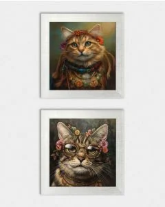 Posterset 'Hippycats B2' - 2 Poster