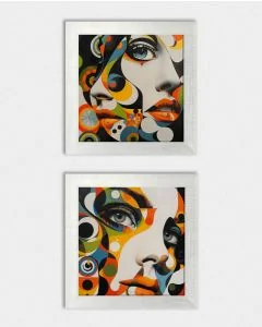 Posterset 'Colorfaces B3' - 2 Poster