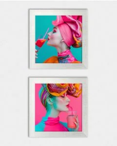 Posterset 'Pinklady B1' - 2 Poster