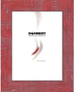 Kunststoffrahmen D103 rot-braun-weiß