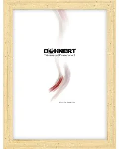 Kunststoffrahmen D114 creme gold gepunktet