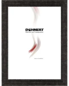 Kunststoffrahmen D165 dunkelbraun-silber
