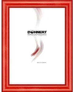 Holzrahmen D190 signalrot glänzend