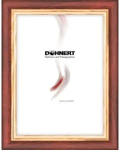 Holzrahmen D211 Rot-Natur