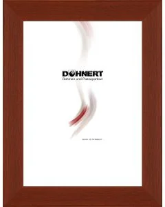 Holzrahmen D215 rotbraun-schwarz