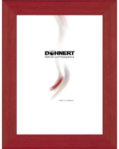 Holzrahmen D215 rubinrot-schwarz