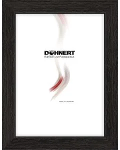 Holzrahmen D217 Schwarz offenporig