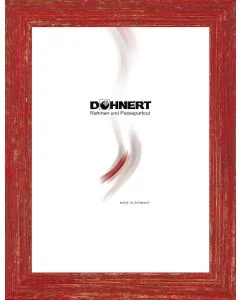 Holzrahmen D221 weinrot-gold