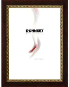 Holzrahmen D225 Nuss-Rot-Gold