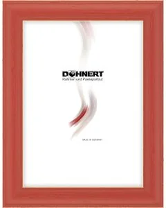 Holzrahmen D232 natur-orientrot