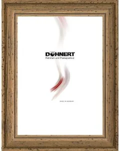 Holzrahmen D248 tabakbraun gekerbt
