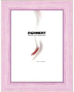 Holzrahmen D253 Pink-weiße Seite