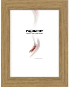 Kunststoffrahmen D256 natur-dunkel
