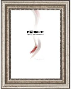 Holzrahmen D258 silber dunkel matt
