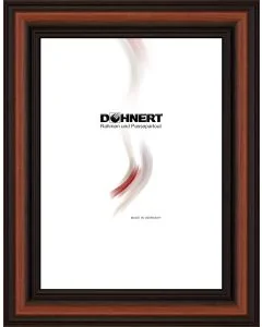 Holzrahmen D270 dunkelbraun-rot