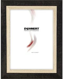 Holzrahmen D288 schwarz-natur