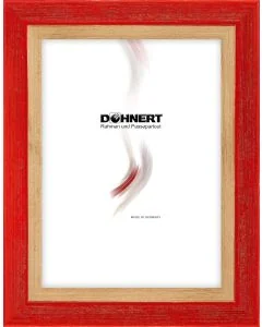 Holzrahmen D288 rot-natur