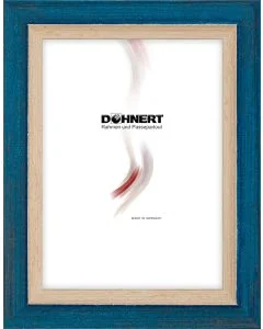 Holzrahmen D288 blau-natur