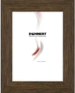 Kunststoffrahmen D314 bronze dunkel gebürstet