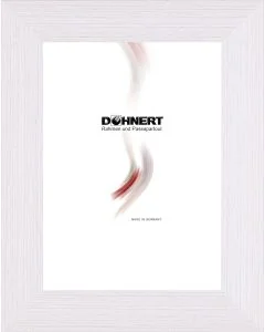 Kunststoffrahmen D317 mattweiß