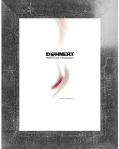 MDF-Rahmen D327 schwarz-silber