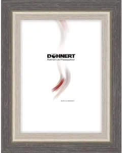Holzrahmen D329 schwarz-grau