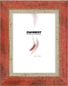 Holzrahmen D380 dunkelrot matt