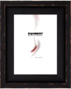 Holzrahmen D416 Schattenfugenrahmen Schwarz