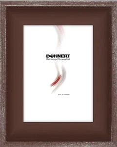 Holzrahmen D417 Schattenfugenrahmen Dunkelbraun