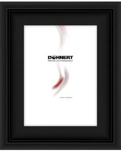 Holzrahmen D439 Schattenfugenrahmen Schwarz