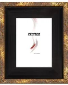 Holzrahmen D817 Schattenfugenrahmen Gold oxidiert