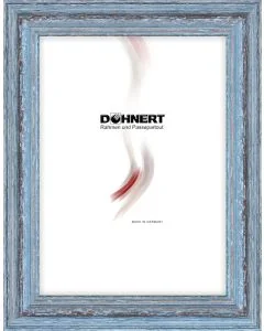 Holzrahmen D270 blau
