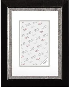 Kunststoffrahmen SL380 Schwarz Silber