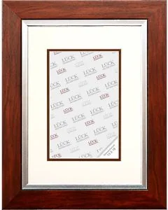 Kunststoffrahmen SL393 Kirsch Silber