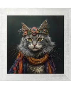 Posterset 'Hippycats D3' - 4 Poster