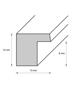 Holzrahmen D124 platin