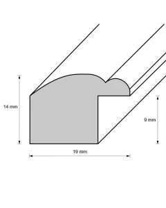 Holzrahmen D211 Grün-Silber-Grau