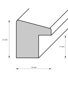 Holzrahmen D215 pink-schwarz
