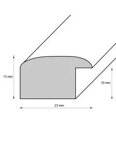 Holzrahmen D231 senfgelb