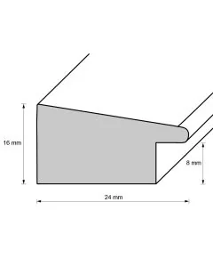 Holzrahmen D257 braun