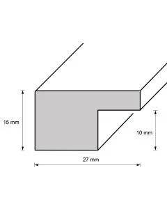 Holzrahmen D286 Taupe