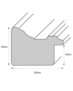 Holzrahmen D330 Grün