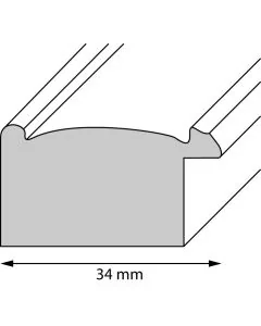 Holzrahmen D349 Braun-Natur