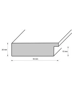 Holzrahmen D503 moosgrün-altgrau