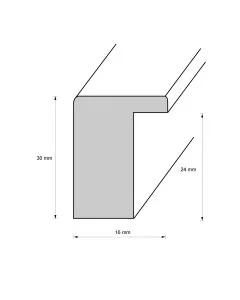 Holzrahmen M1530 Lachs