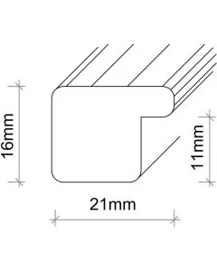 Kunststoffrahmen SL257 Silber