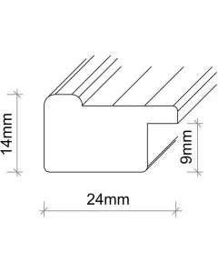 Holzrahmen SL266 Gelb