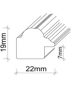 Kunststoffrahmen SL370 Schwarz