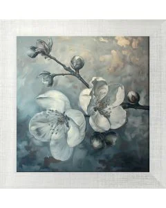 Poster mit Motiv 'Silver Blossom 5'